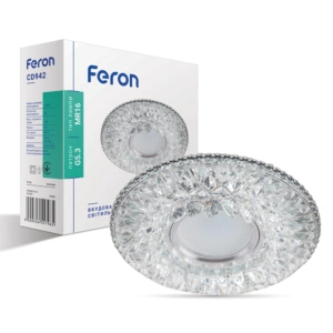 Вбудований світильник Feron CD942 з LED підсвічуванням