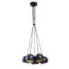 Люстра (світильник підвісний) Bowl С150-5 Black/Gold