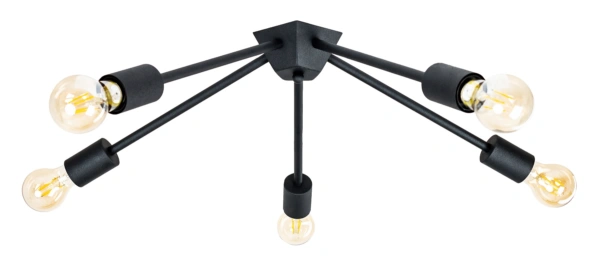 Люстра (світильник стельовий) Attic K-5 C320 Black